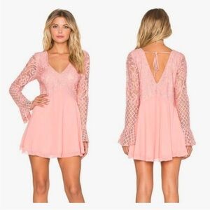 Tularosa Peach/Coral Baby Doll Dress Size XS